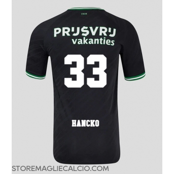 Feyenoord David Hancko #33 Maglia Gara Trasferta Repliche 2024-25